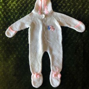 Vintage 70’, handmade, baby zip up